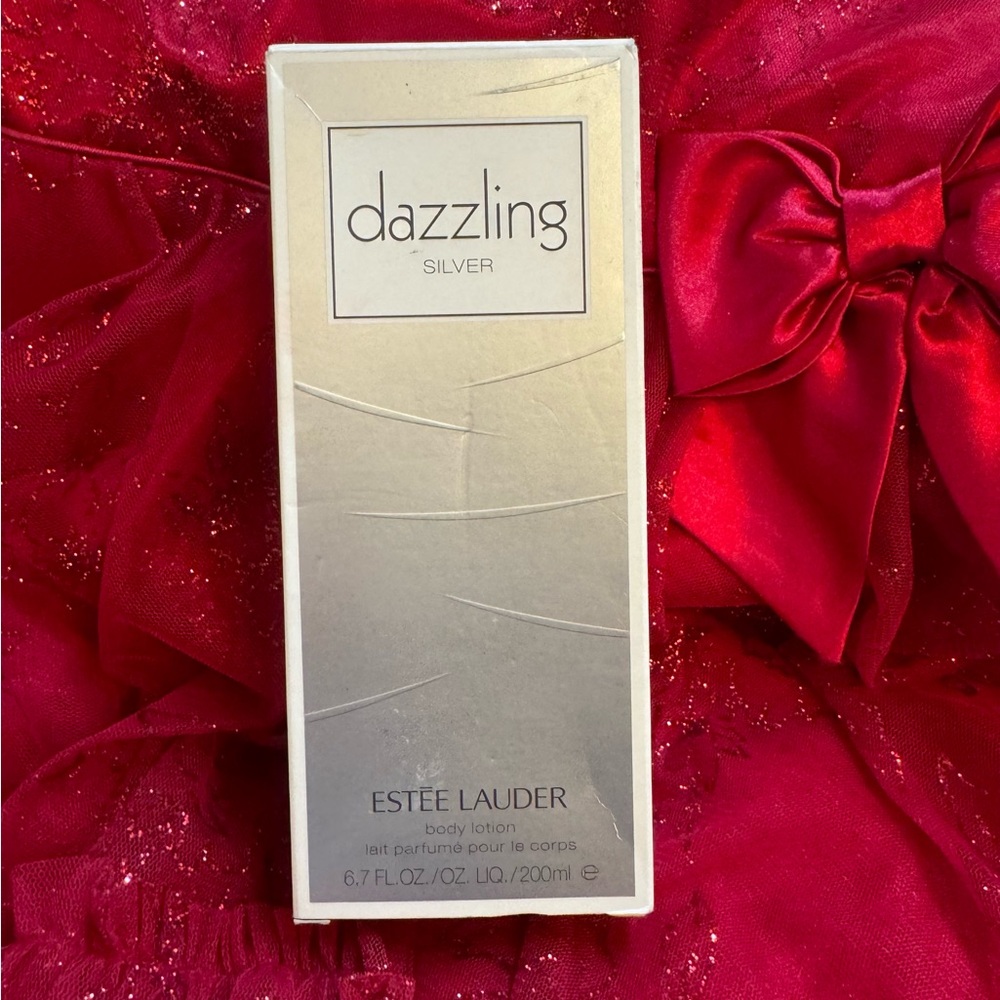 Estēe Lauder Dazzling Silver Body Lotion 6.7 oz. NIB